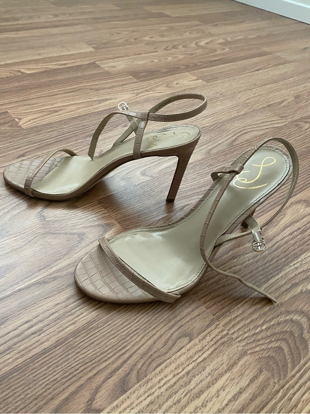 Sam Edelman Strappy Nude High Heel Sandals